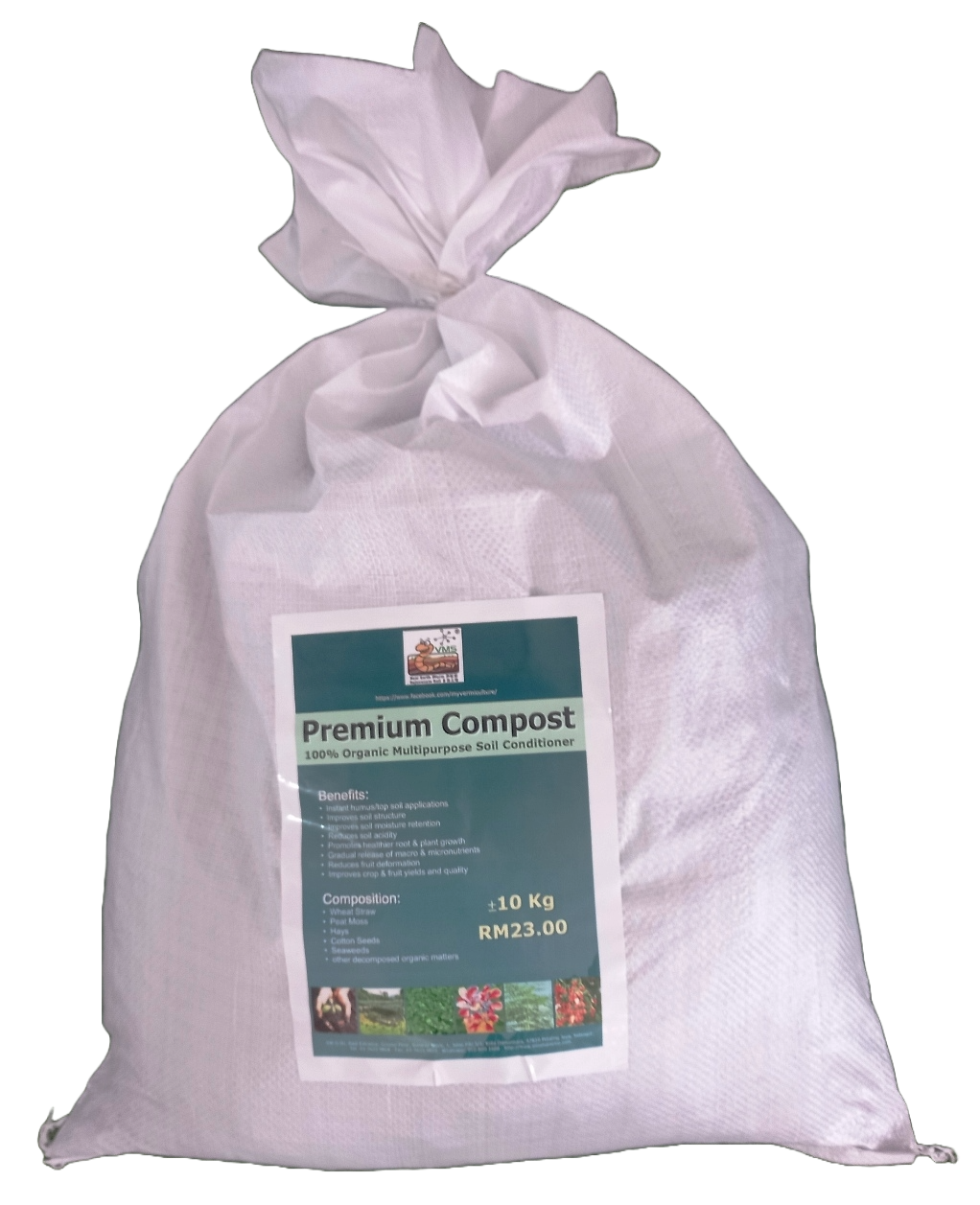 Premium Compost Soil (100% Organic) 10 Kg Pack